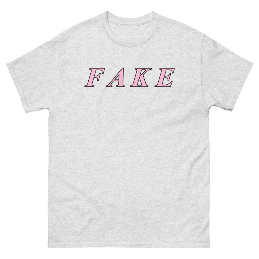 Fake Unisex classic tee - Image 9