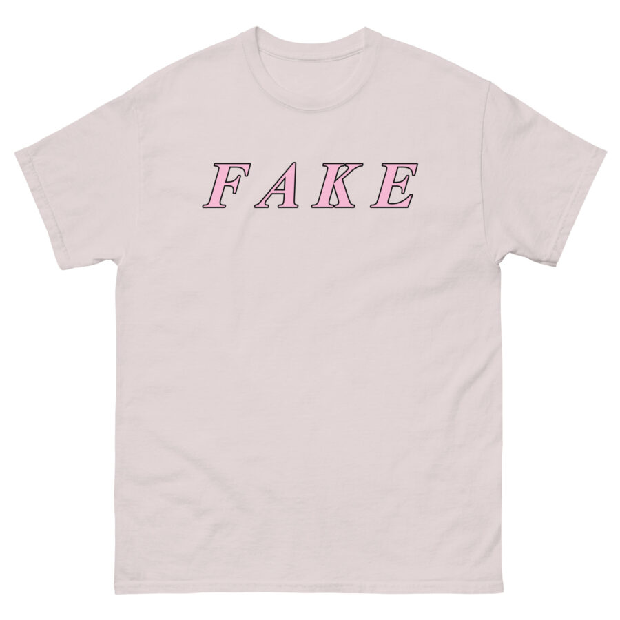 Fake Unisex classic tee - Image 5