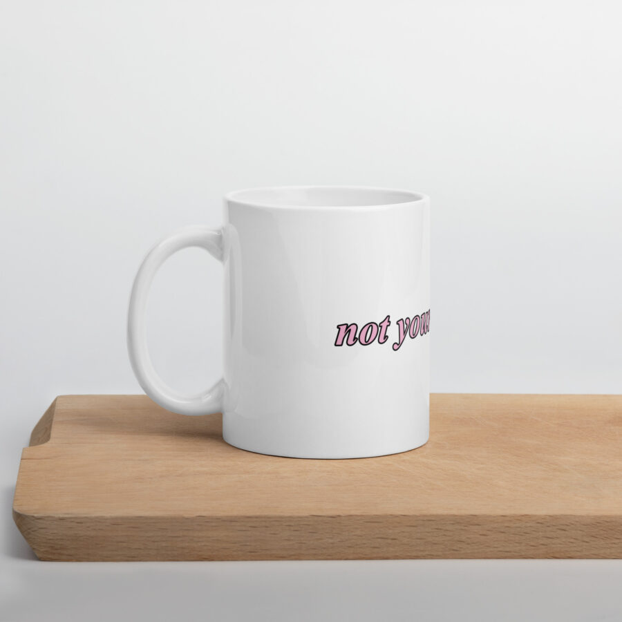 White glossy mug - Image 2